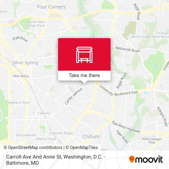 Carroll Ave And Anne St map