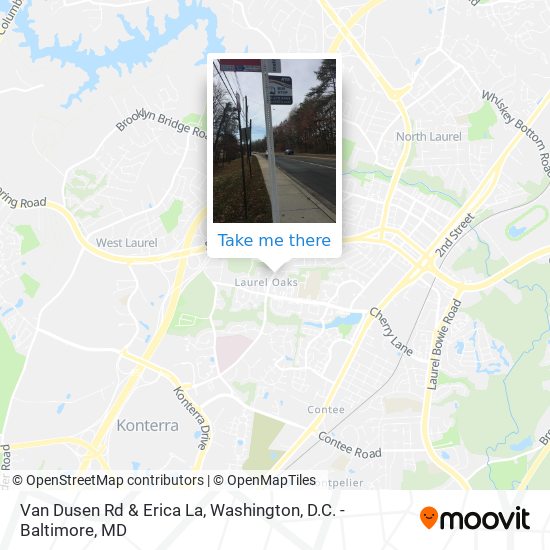 Van Dusen Rd & Erica La map