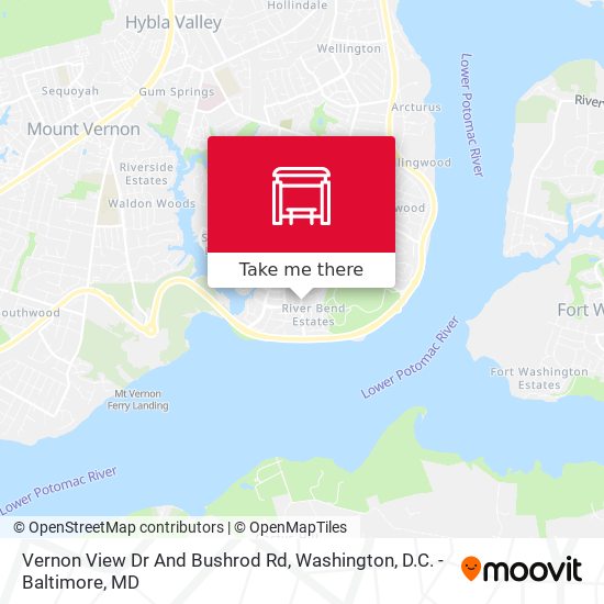 Vernon View Dr And Bushrod Rd map