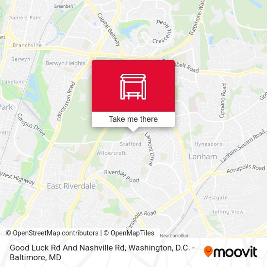 Mapa de Good Luck Rd And Nashville Rd