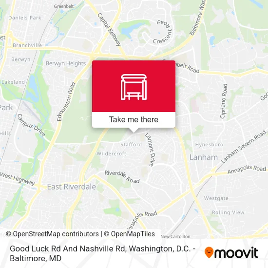 Good Luck Rd And Nashville Rd map