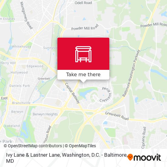 Ivy Lane & Lastner Lane map