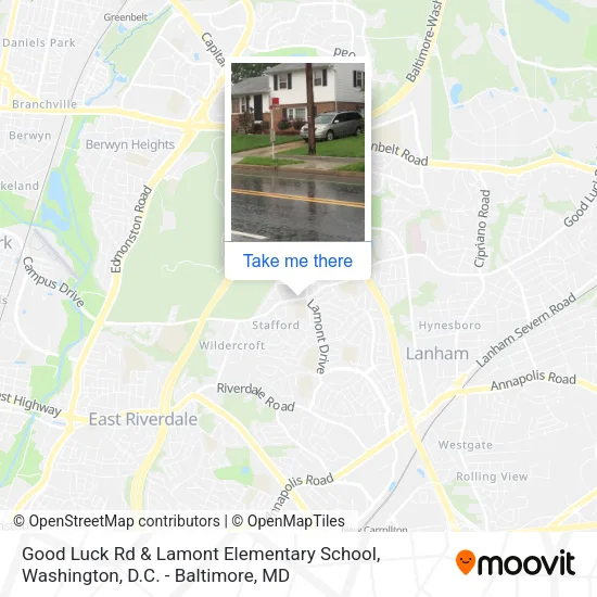 Good Luck Rd & Lamont Elementary School map
