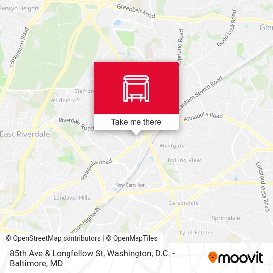 85th Ave & Longfellow St map