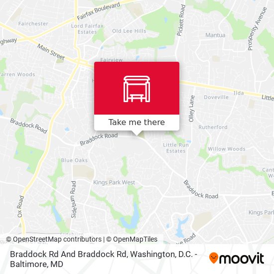 Mapa de Braddock Rd And Braddock Rd