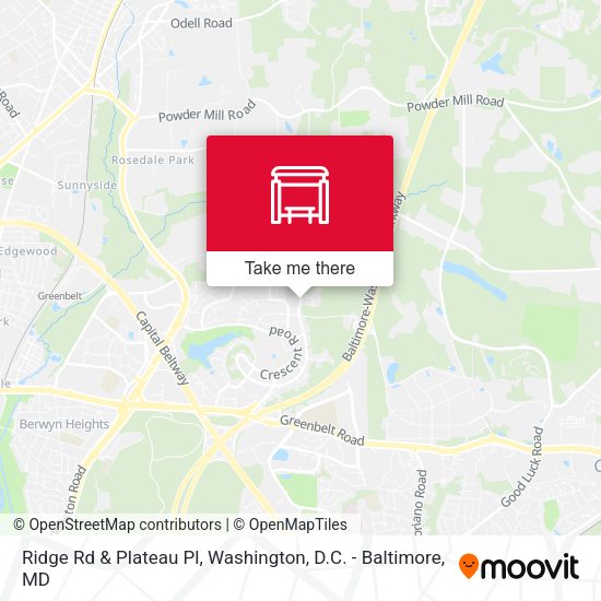 Mapa de Ridge Rd & Plateau Pl