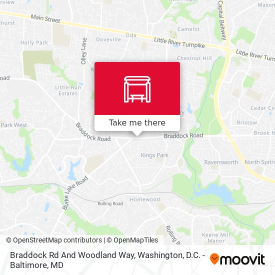 Mapa de Braddock Rd And Woodland Way