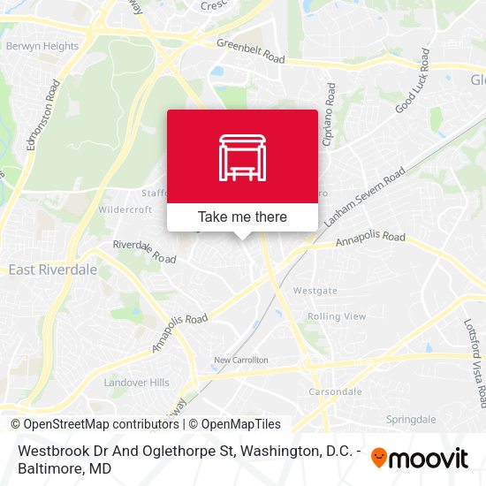 Westbrook Dr And Oglethorpe St map
