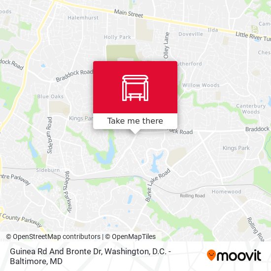 Mapa de Guinea Rd And Bronte Dr
