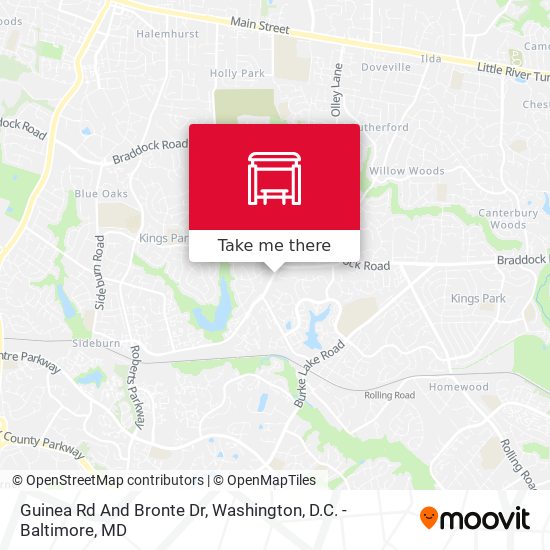 Mapa de Guinea Rd And Bronte Dr