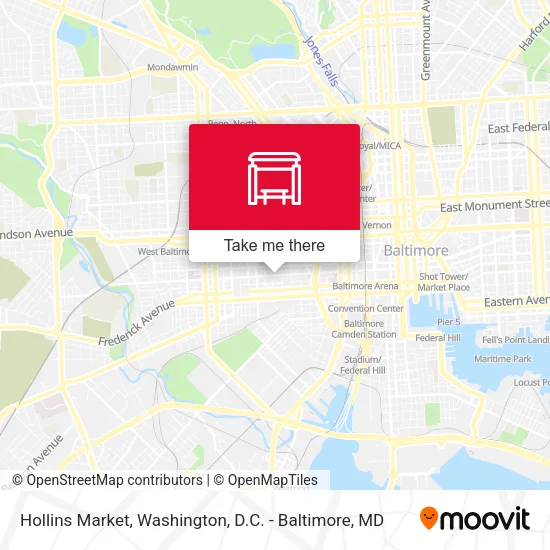 Hollins Market map