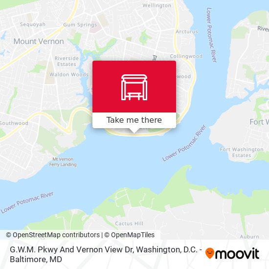 G.W.M. Pkwy And Vernon View Dr map