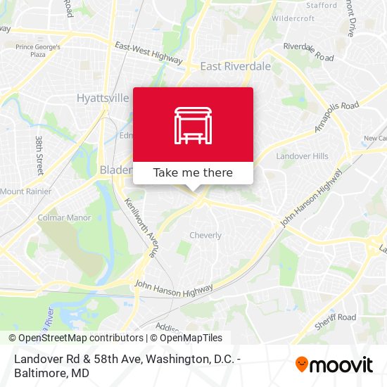 Landover Rd & 58th Ave map