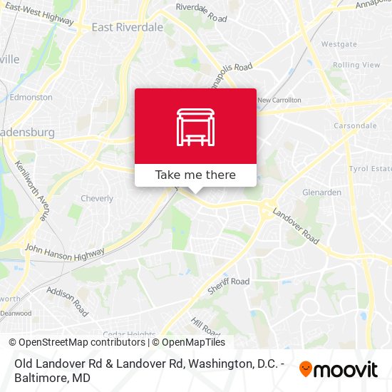 Mapa de Old Landover Rd & Landover Rd