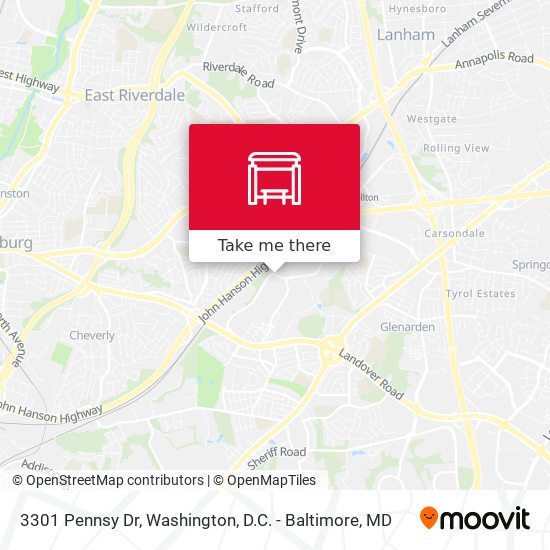 3301 Pennsy Dr map