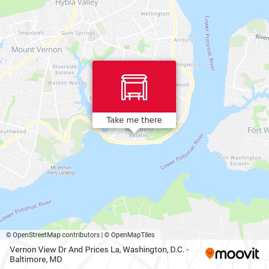 Vernon View Dr And Prices La map