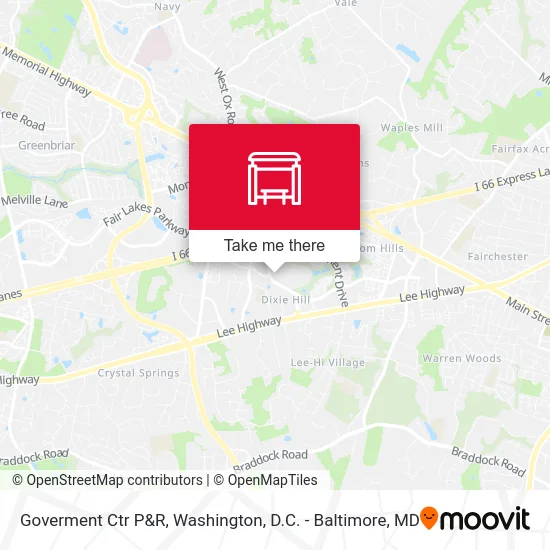 Goverment Ctr P&R map