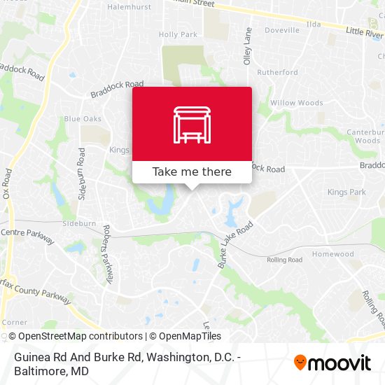 Mapa de Guinea Rd And Burke Rd