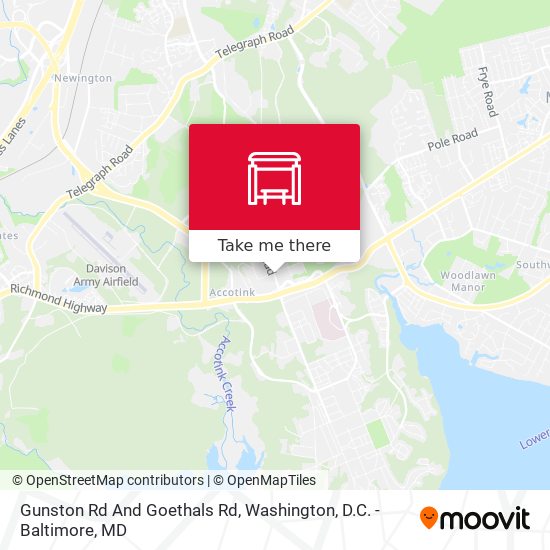 Mapa de Gunston Rd And Goethals Rd