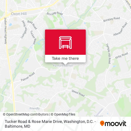 Mapa de Tucker Road & Rose Marie Drive