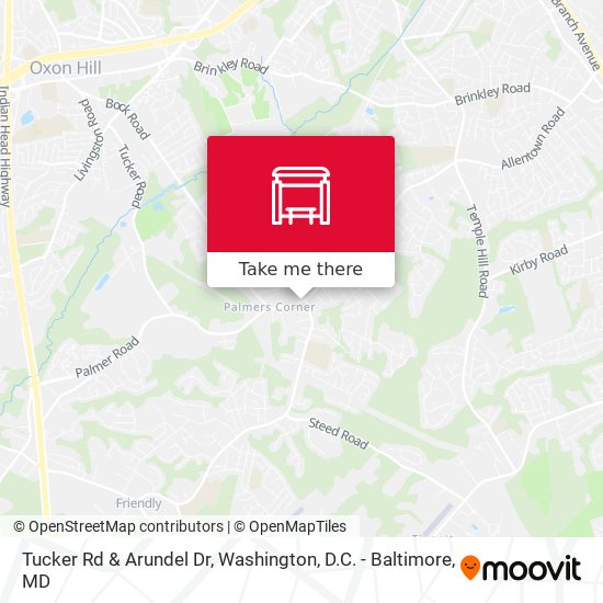 Tucker Rd & Arundel Dr map