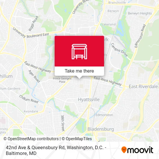 42nd Ave & Queensbury Rd map