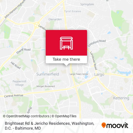 Brightseat Rd & Jericho Residences map