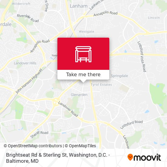 Brightseat Rd & Sterling St map