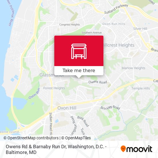 Owens Rd & Barnaby Run Dr map