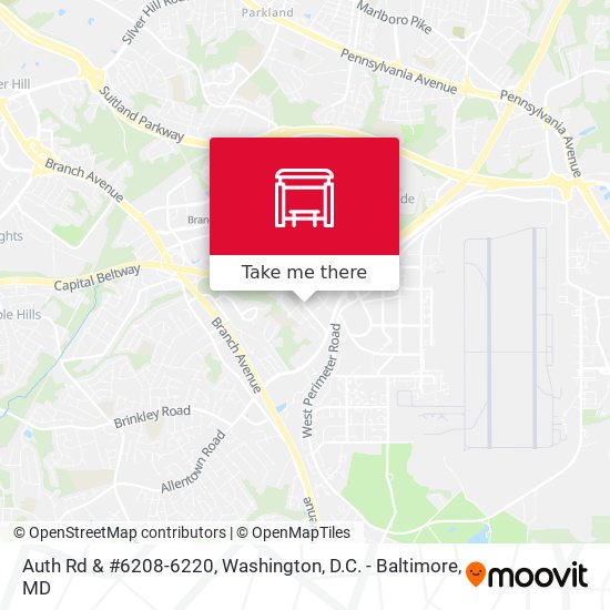 Mapa de Auth Rd & #6208-6220