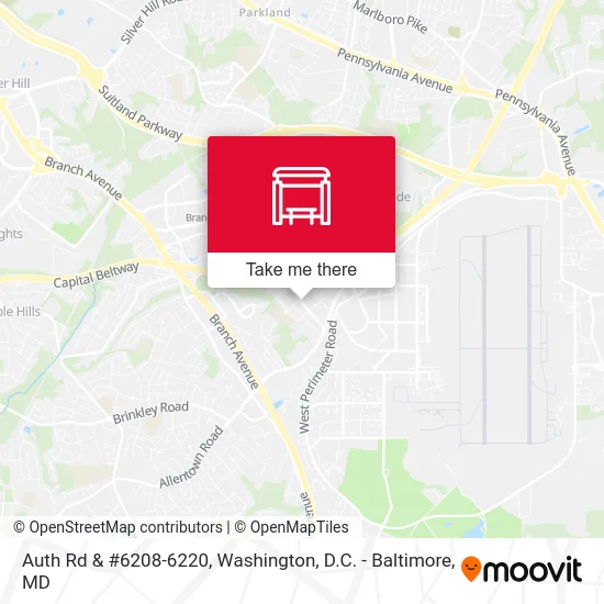 Auth Rd & #6208-6220 map