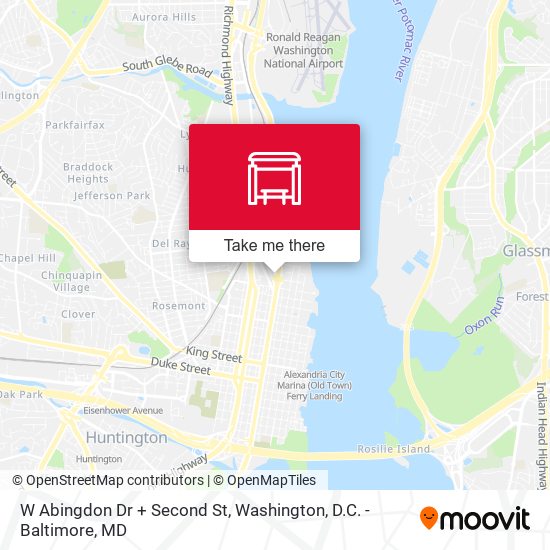 Mapa de W Abingdon Dr + Second St