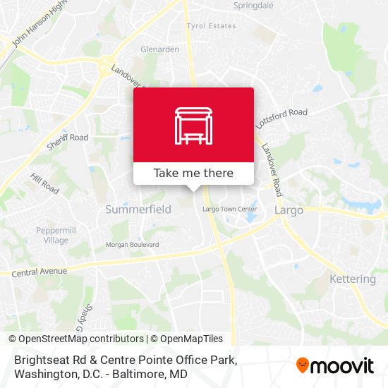 Brightseat Rd & Centre Pointe Office Park map