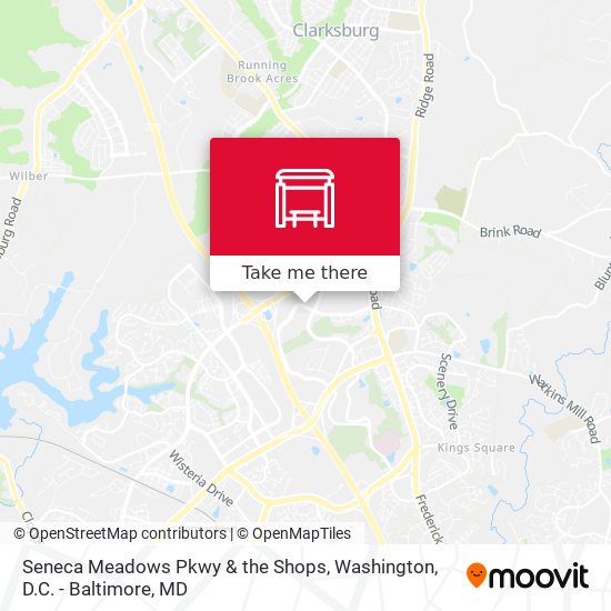 Seneca Meadows Pkwy & the Shops map