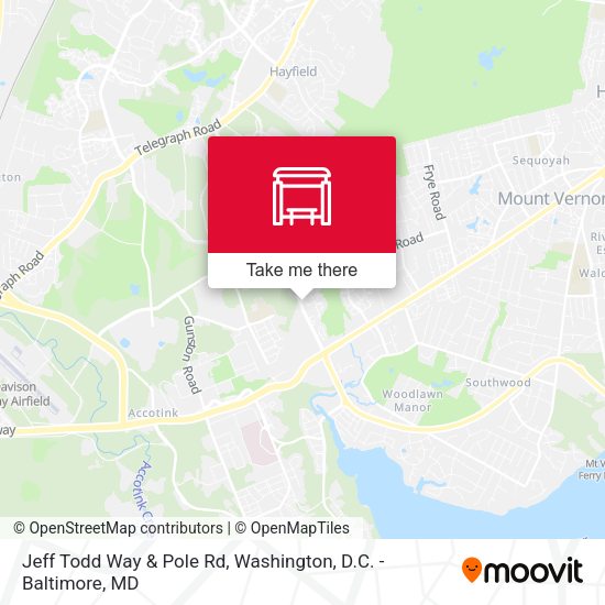 Jeff Todd Way & Pole Rd map
