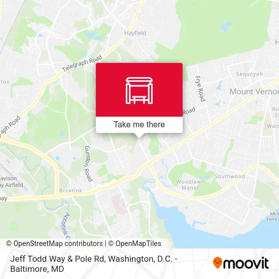 Jeff Todd Way & Pole Rd map