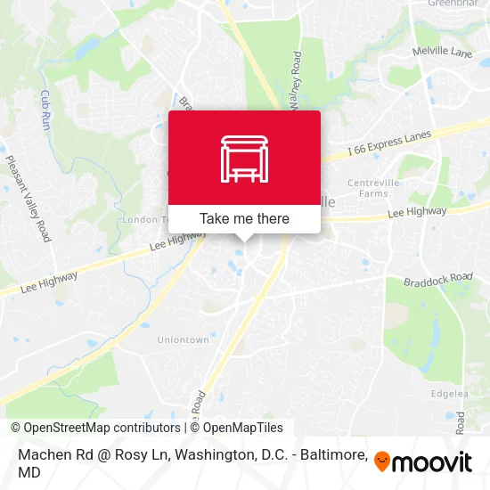 Machen Rd @ Rosy Ln map