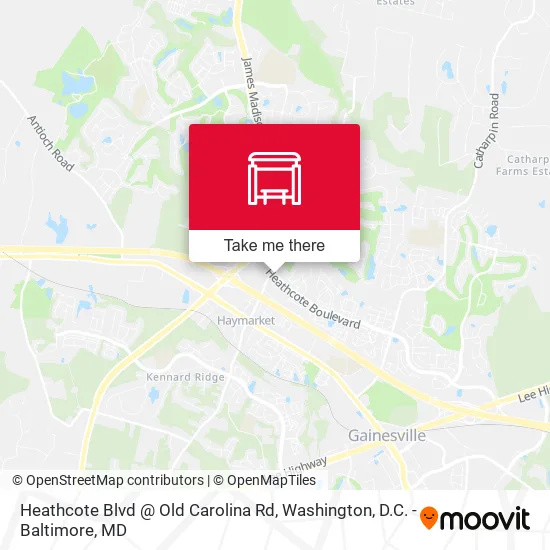 Mapa de Heathcote Blvd @ Old Carolina Rd