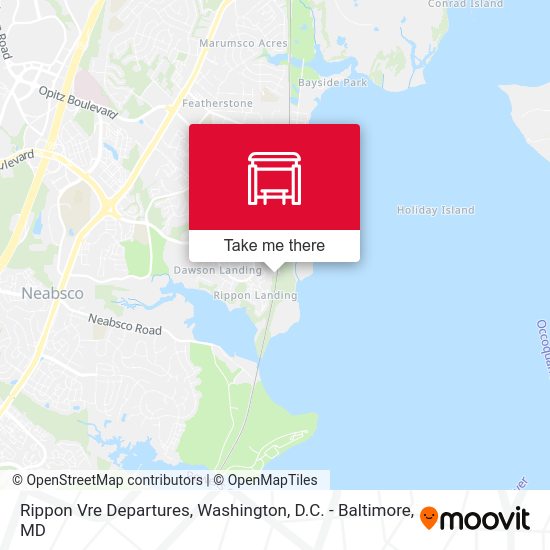 Mapa de Rippon Vre Departures
