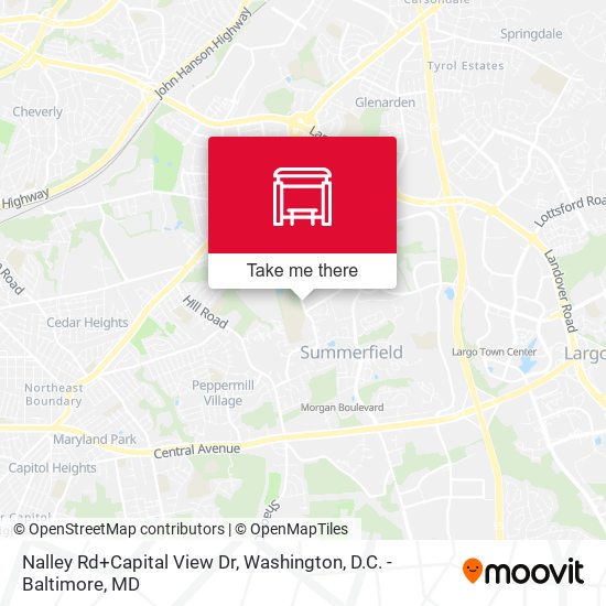 Nalley Rd+Capital View Dr map