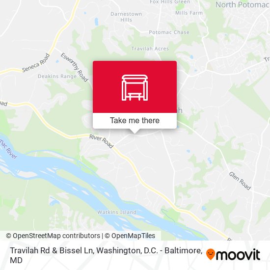 Mapa de Travilah Rd & Bissel Ln