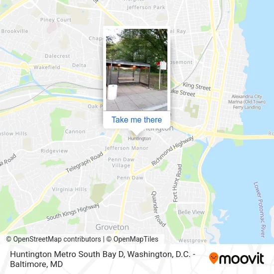 Huntington Metro South Bay D map