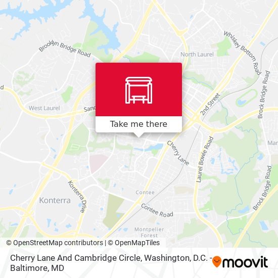 Cherry Lane And Cambridge Circle map