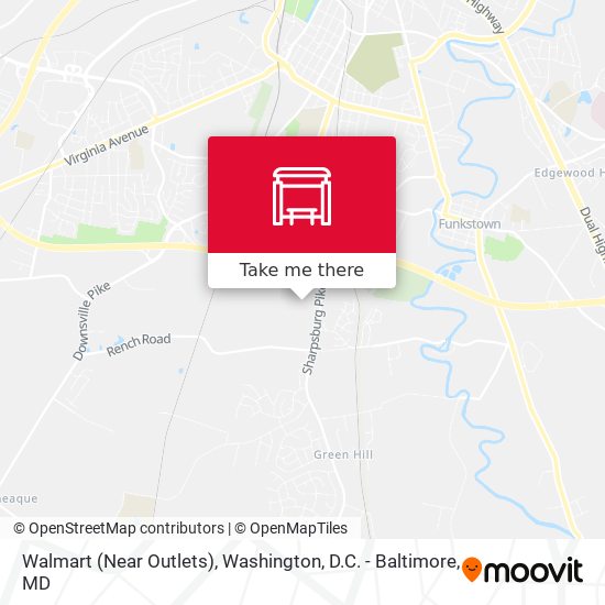 Mapa de Walmart (Near Outlets)