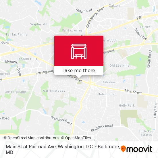 Mapa de Main St at Railroad Ave