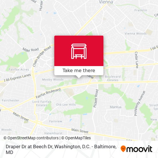 Mapa de Draper Dr at Beech Dr