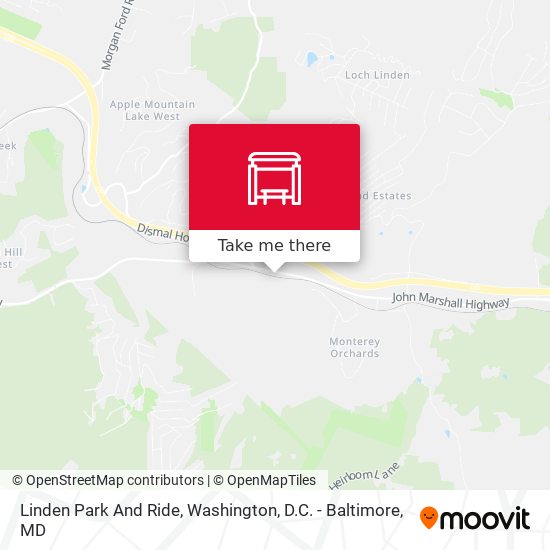 Linden Park And Ride map