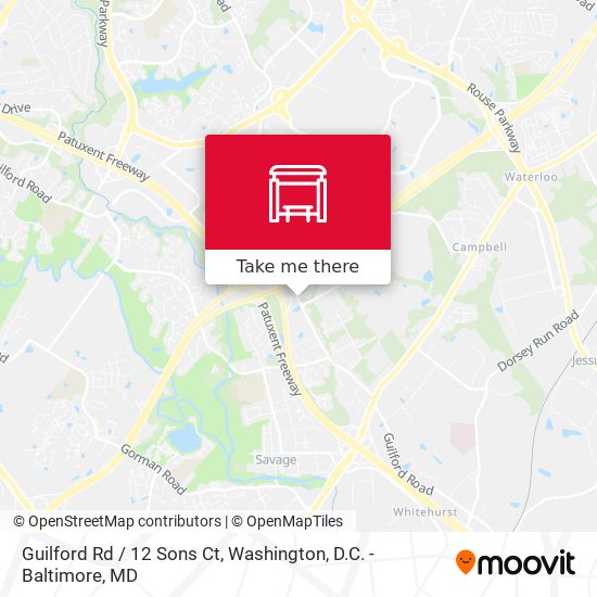 Mapa de Guilford Rd / 12 Sons Ct