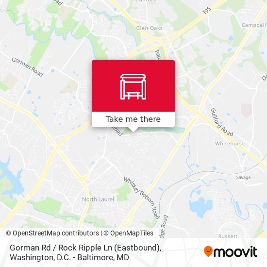 Mapa de Gorman Rd / Rock Ripple Ln (Eastbound)