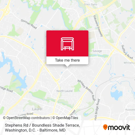 Stephens Rd / Boundless Shade Terrace map